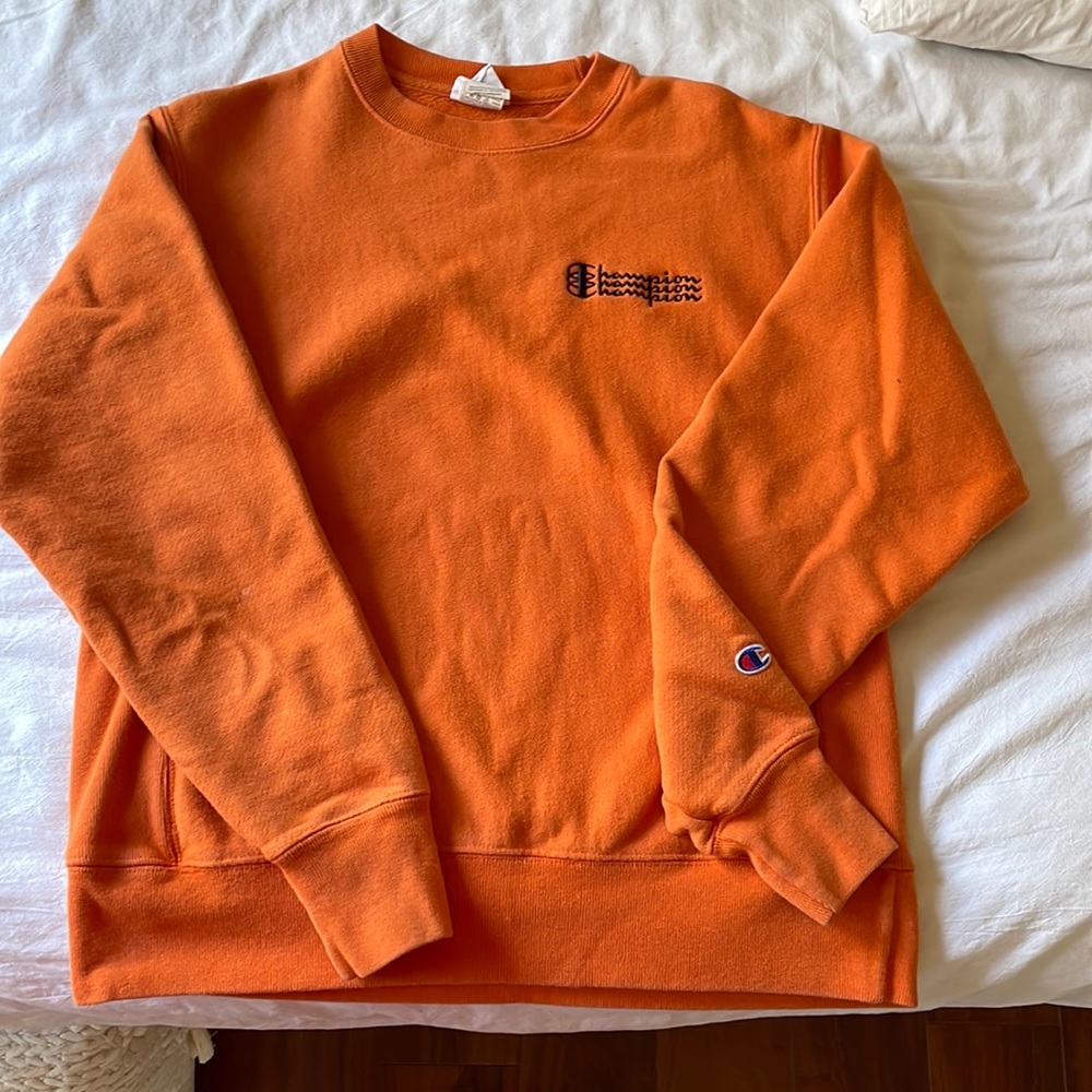 vintage champion crew neck sweater